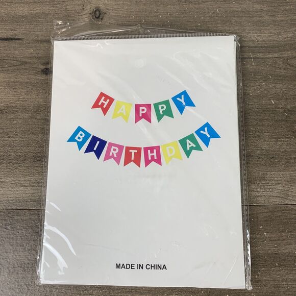 Happy Birthday Banner, Birthday Party Decorations (Multicolor) - Picture 2 of 10